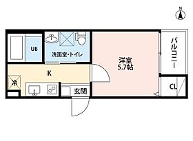 愛知県名古屋市中村区藤江町３丁目（賃貸アパート1K・3階・21.90㎡） その2