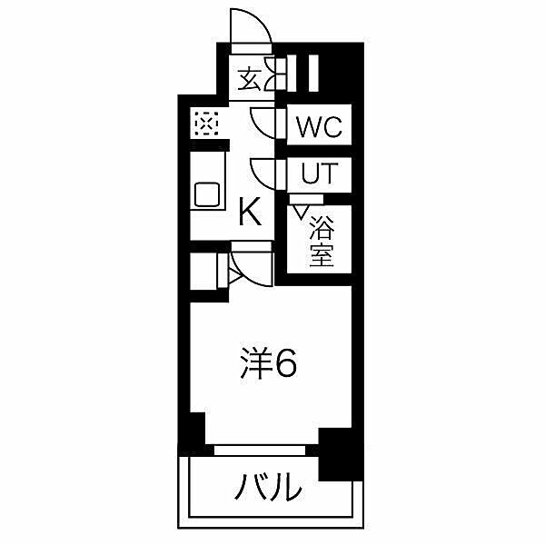 愛知県名古屋市千種区今池５丁目(賃貸マンション1K・10階・22.03㎡)の写真 その2