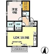 愛知県名古屋市千種区赤坂町６丁目（賃貸アパート1LDK・1階・40.43㎡） その2