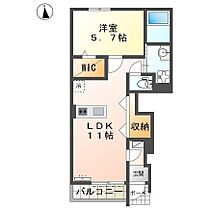 愛知県名古屋市名東区貴船１丁目（賃貸アパート1LDK・1階・43.23㎡） その2