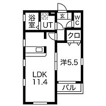 愛知県名古屋市北区辻町６丁目（賃貸アパート1LDK・3階・40.04㎡） その2