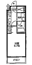 愛知県名古屋市名東区上社２丁目（賃貸マンション1K・4階・24.60㎡） その2