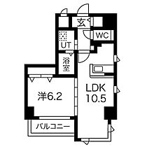 愛知県名古屋市東区筒井３丁目（賃貸マンション1LDK・9階・41.22㎡） その2