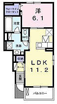 ル・リアンII　West  ｜ 愛知県名古屋市天白区池場２丁目（賃貸アパート1LDK・1階・44.18㎡） その2