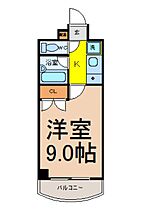 愛知県名古屋市千種区春岡１丁目（賃貸マンション1K・2階・24.40㎡） その2