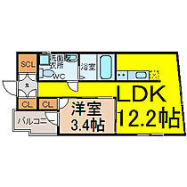 愛知県名古屋市千種区内山１丁目（賃貸アパート1LDK・3階・31.03㎡） その2