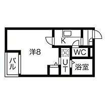 愛知県名古屋市緑区鳴海町字前之輪（賃貸アパート1K・3階・25.05㎡） その2