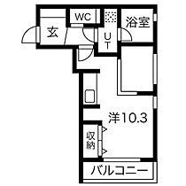 愛知県名古屋市天白区八事石坂（賃貸マンション1DK・2階・29.01㎡） その2