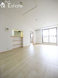 名古屋市営東山線 本郷駅 徒歩4分の賃貸マンション 1階2LDKのリビング/ダイニング