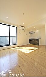 名鉄瀬戸線 矢田駅 徒歩12分の賃貸アパート 1階1LDKのリビング/ダイニング