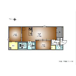 名鉄瀬戸線 守山自衛隊前駅 徒歩4分 2階/-