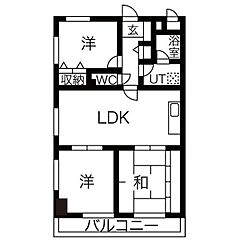物件の間取り