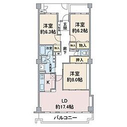 名鉄瀬戸線 小幡駅 徒歩5分 3階/-