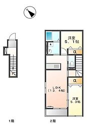 名古屋市営東山線 上社駅 徒歩32分 2階/-