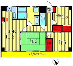間取図画像 3LDK