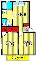 間取図画像 2DK