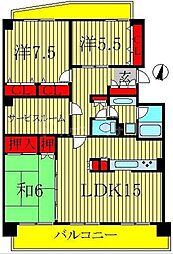 間取図画像 3LDK