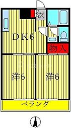 間取図画像 2DK