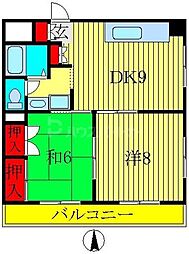 間取図画像 2DK