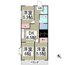 間取図画像 3DK