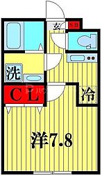 流山-PS1 1Kの間取図画像
