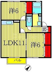 グランシャリオ 2LDKの間取図画像
