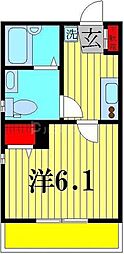 NKハウス 1Kの間取図画像