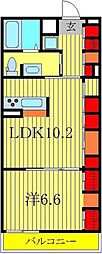 リブリ・ジェロ 1LDKの間取図画像