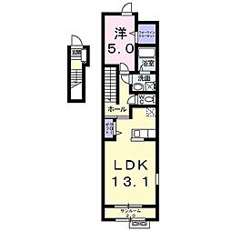 シュティル1 1LDKの間取図画像