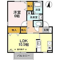 アトリオ・カルティス 102 ｜ 長野県松本市井川城３丁目（賃貸アパート1LDK・1階・42.11㎡） その2