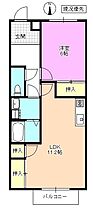 ガーデンティアラヒカリ  ｜ 長野県塩尻市大字広丘野村（賃貸アパート1LDK・2階・45.64㎡） その2