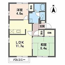 フレグランスロジュマン’90  ｜ 長野県塩尻市大字広丘吉田（賃貸アパート2LDK・2階・46.75㎡） その2