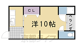 マンションローレル 1Kの間取図画像