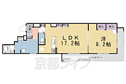 シャーメゾン 華 1LDKの間取図画像