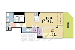 リントゥコト 1LDKの間取図画像