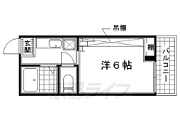 ハイツプロンティ 1Kの間取図画像