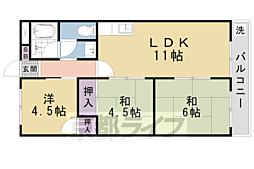 コーポ陽光 3LDKの間取図画像