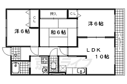 ラ・フォンターナ 3LDKの間取図画像