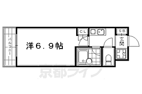 サンシティ四条西洞院 412 ｜ 京都府京都市下京区四条通油小路東入傘鉾町（賃貸マンション1K・4階・20.45㎡） その2