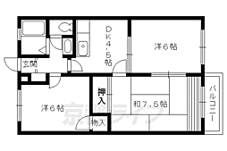 アスティオン 3DKの間取図画像