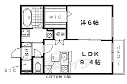 ニルヴァーナ小森 1LDKの間取図画像