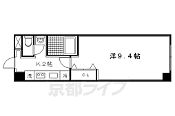 ドリーミーM 1Kの間取図画像