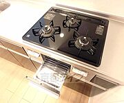 グリル付の3口コンロです。