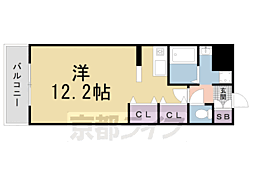M'プラザ津田駅前12番館 1Kの間取図画像