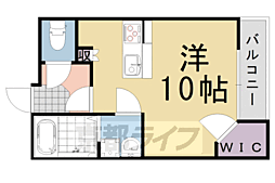 レオネクスト千代川レオハイツ 1Kの間取図画像