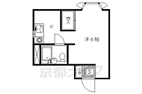 ヤングリーブス 201 ｜ 京都府京都市北区衣笠西御所ノ内町（賃貸マンション1K・2階・16.42㎡） その2