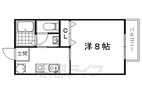 ＲＩＣＯ　Ｃ 102 ｜ 京都府京都市右京区山ノ内荒木町（賃貸アパート1K・1階・27.00㎡） その2