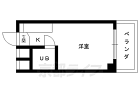 京都府京都市北区紫竹北大門町（賃貸マンション1K・3階・17.61㎡） その2