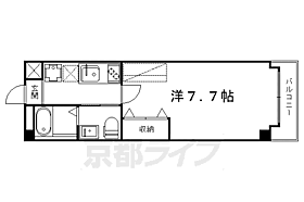 京都府京都市上京区革堂町（賃貸マンション1K・5階・22.95㎡） その2