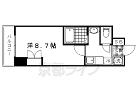 アンボワーズ 302 ｜ 京都府京都市北区平野上柳町（賃貸マンション1K・3階・25.08㎡） その2